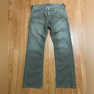 True Religion Rickey Corduroy Men’s Pants- 34W/34L  Lightweight